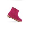 Uldstøvle (100% ren uld) Model Pink m/gummisål – Dansk Design fra SHUS